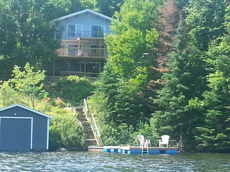 Villa Chalet Le Pélican à Lac-Supérieur Extérieur photo