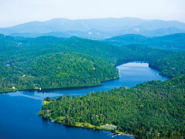 Villa Chalet Le Pélican à Lac-Supérieur Extérieur photo